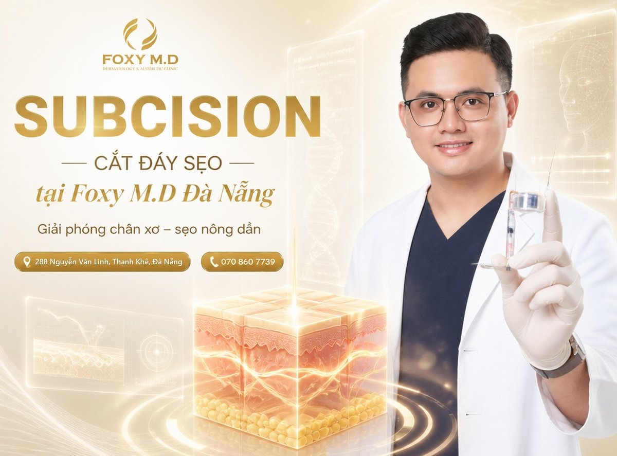 Cắt đáy sẹo Subcision tại Foxy M.D