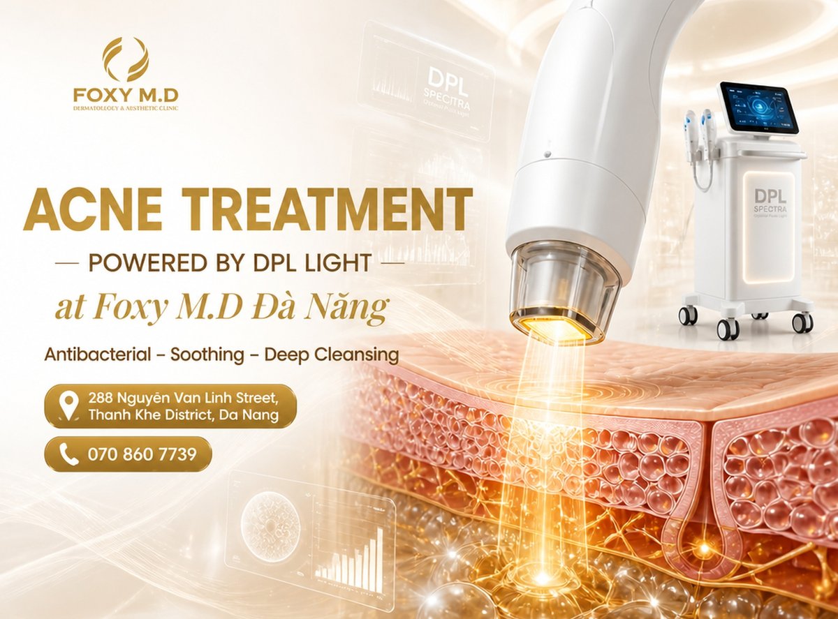 DPL light therapy for inflammatory acne in Da Nang: Prices, the P. acnes-killing mechanism