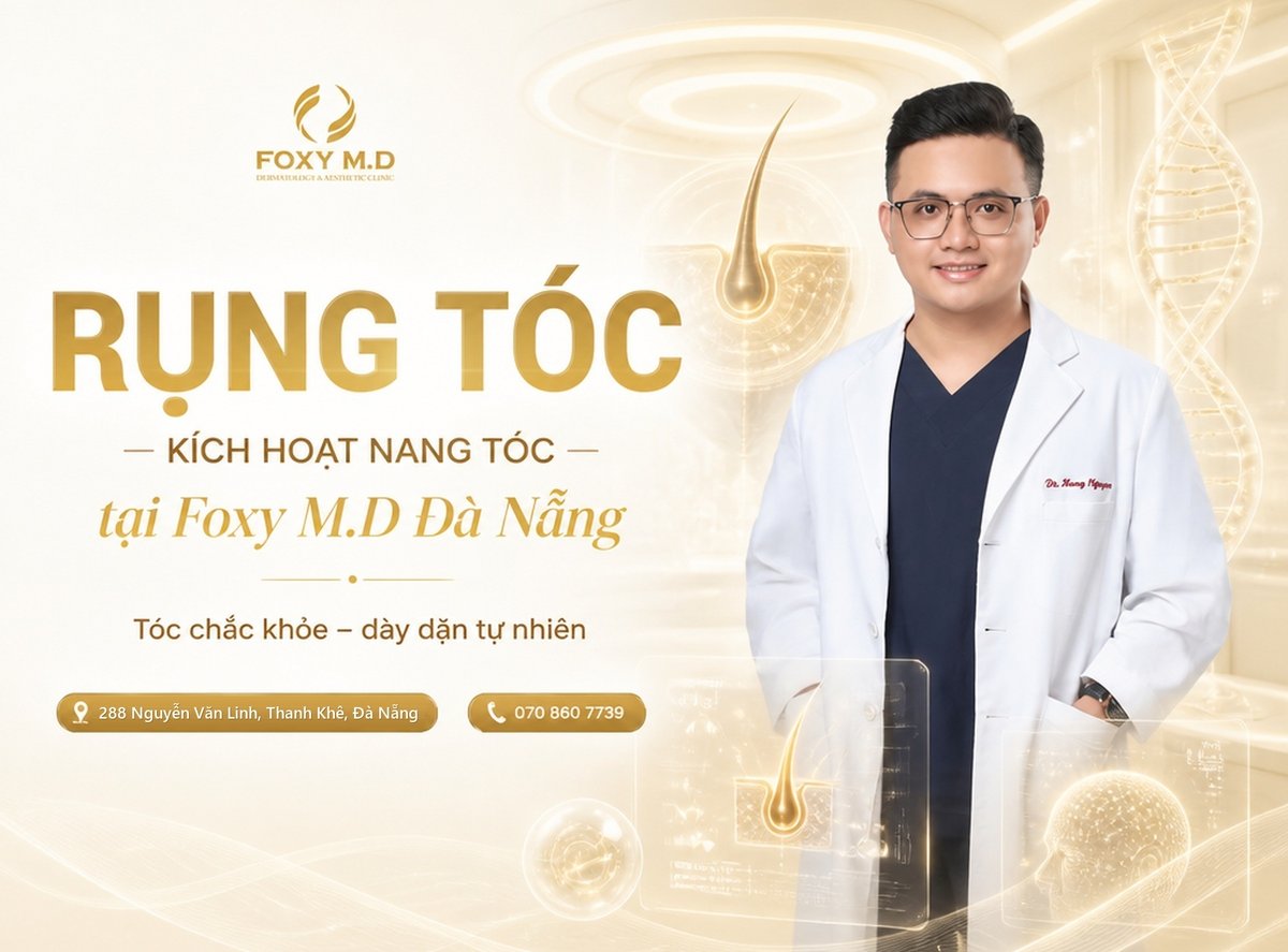 Điều trị rụng tóc & hói đầu tại Đà Nẵng: Bảng giá, phác đồ kích hoạt nang tóc ngủ đông