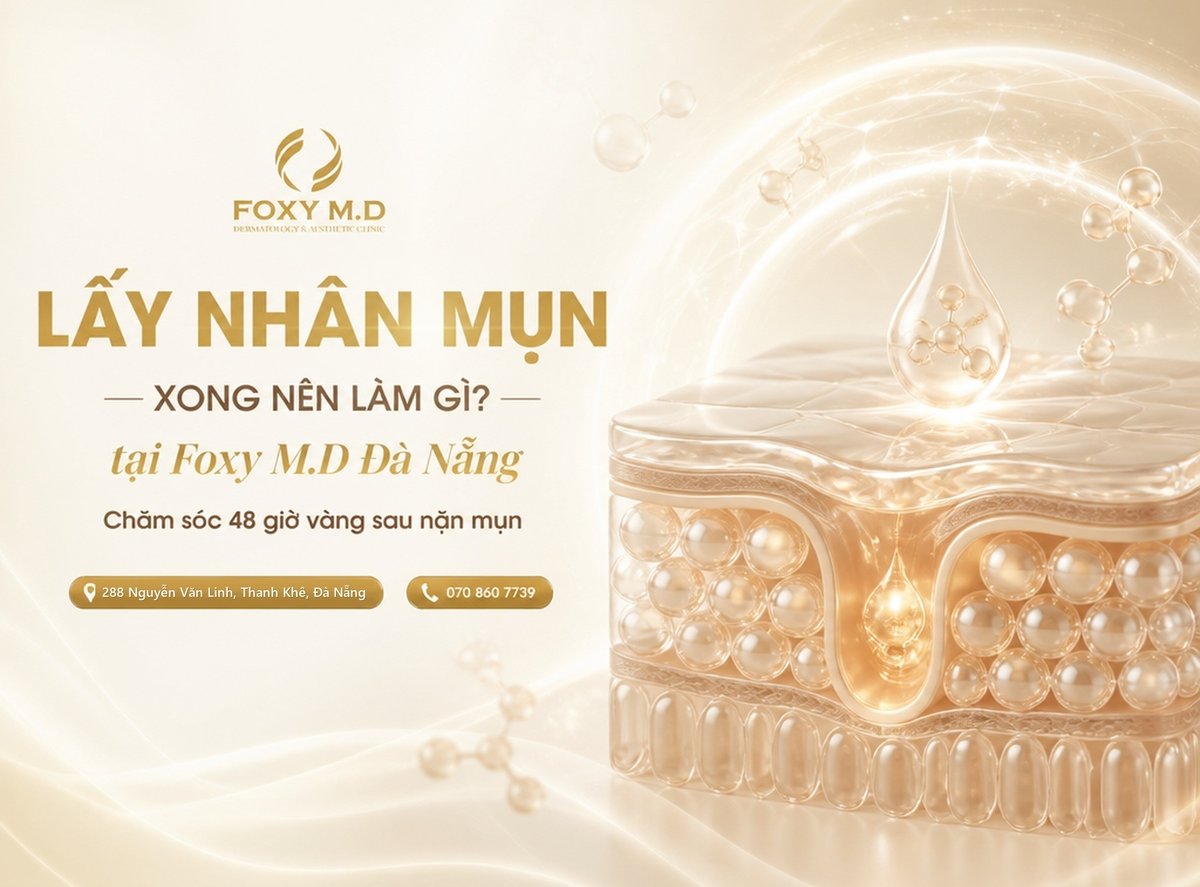 Hướng dẫn chăm sóc sau lấy nhân mụn