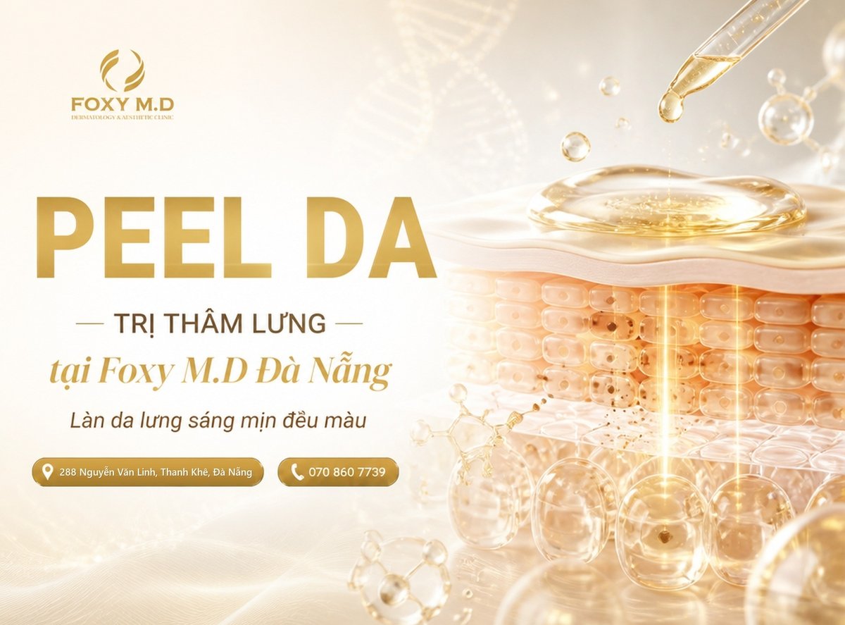 Peel da trị thâm lưng tại Foxy M.D