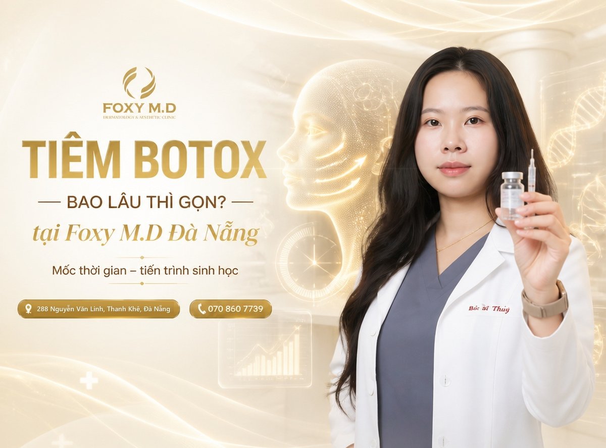 Tiêm Botox bao lâu thì gọn? Phân tích tiến trình sinh học và mốc thời gian chuẩn