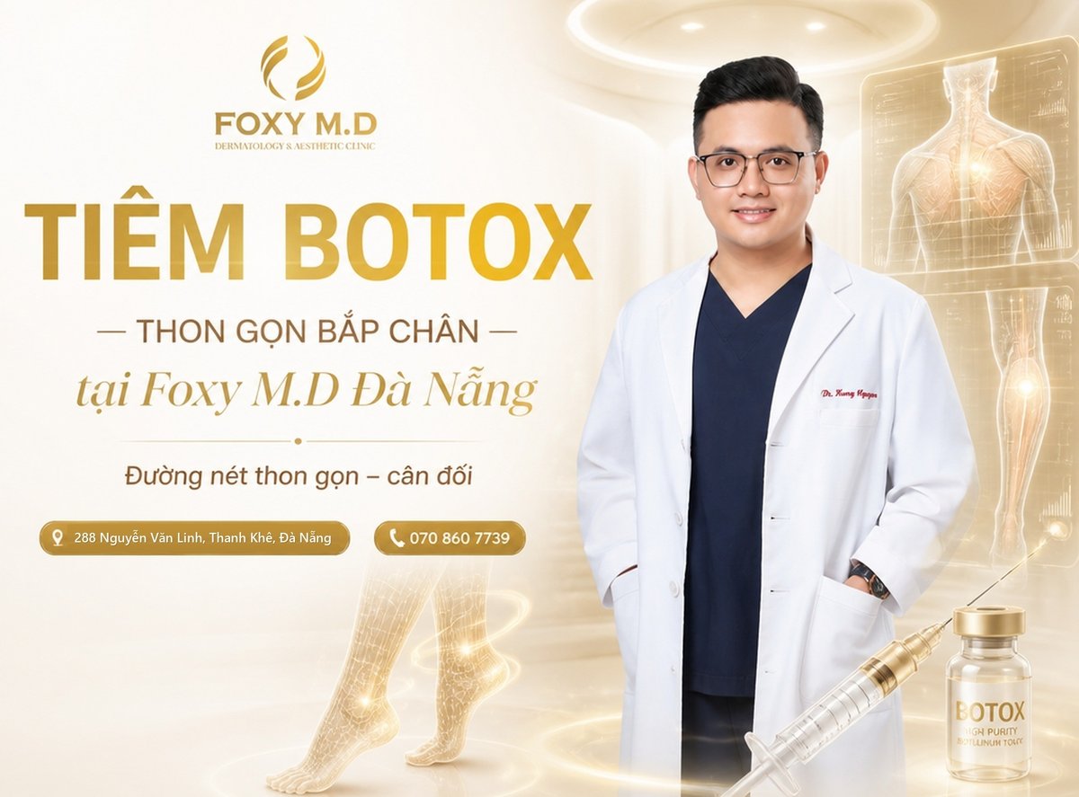 Tiêm botox thon gọn bắp chân bắp vai
