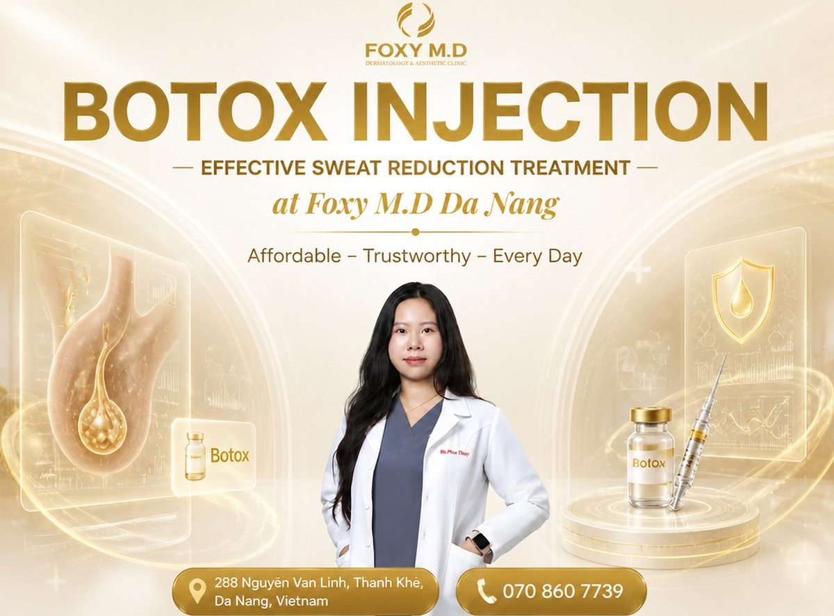 Botox to reduce underarm sweating at Foxy M.D