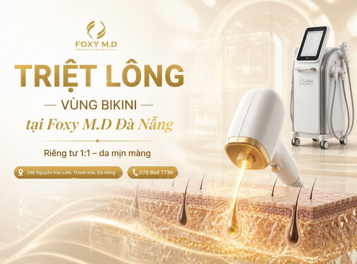 Triệt lông bikini tại Foxy M.D