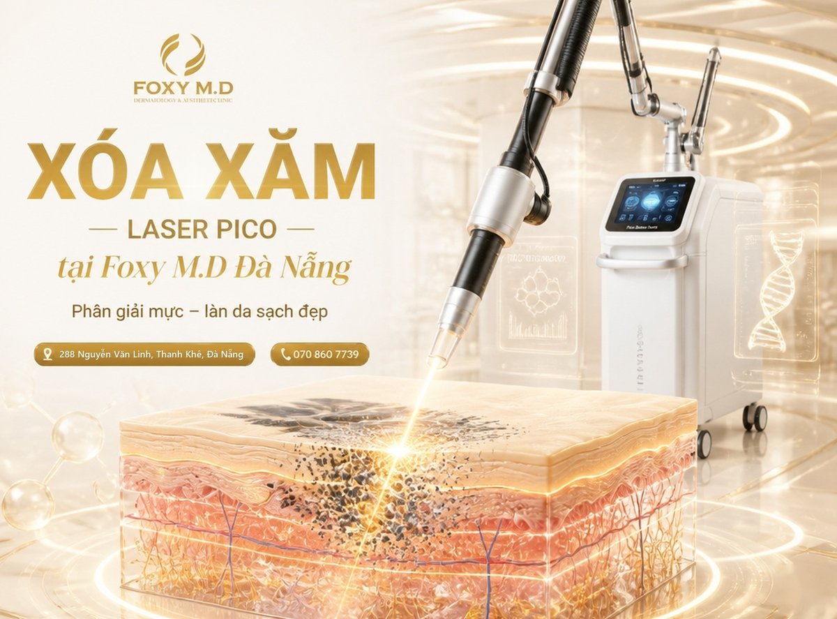 Xóa xăm Laser Pico tại Foxy M.D
