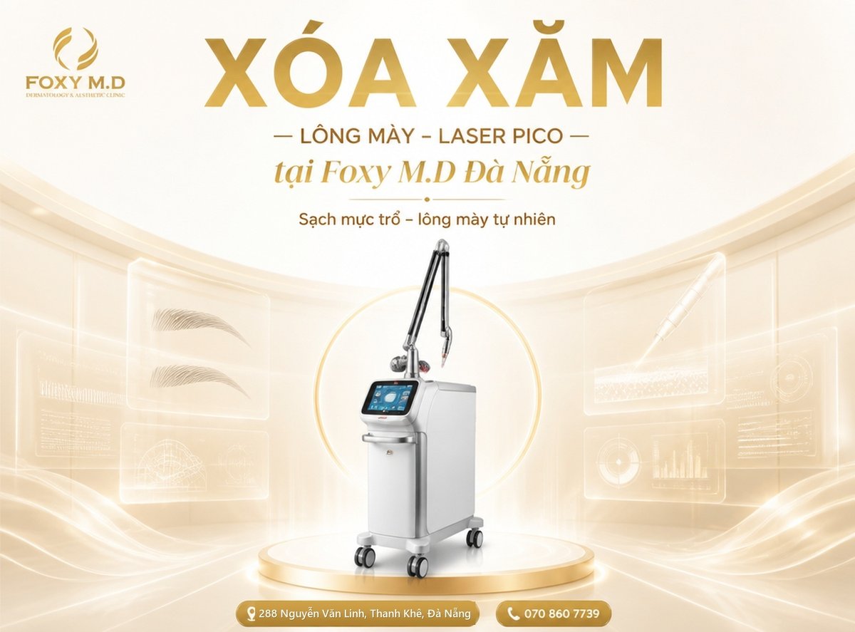 Xóa xăm lông mày bằng Laser Pico