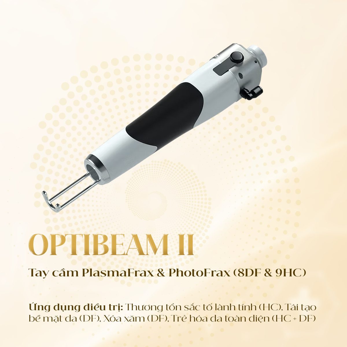 Tay cầm OptiBeam II PlasmaFrax và PhotoFrax