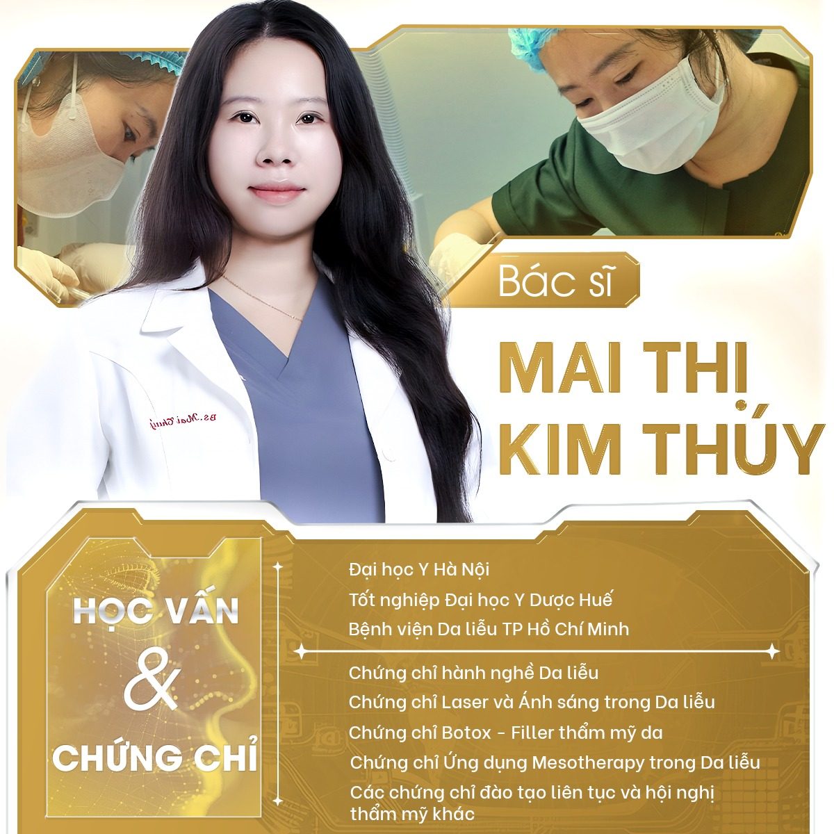 Bác sĩ Mai Thị Kim Thúy Foxy M.D học vấn và chứng chỉ