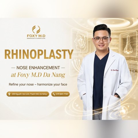 Non-Surgical Nose Thread Lift in Da Nang: Naturally Tall, Slim Nose Shape, Medical Standard