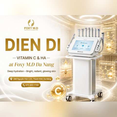 Vitamin C & HA Iontophoresis in Da Nang: Hydration & Glow, Fading Dark Spots and Brightening Skin