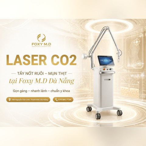 Tẩy nốt ruồi, đốt mụn thịt bằng Laser CO2 tại Đà Nẵng: Không sẹo, chuẩn y khoa
