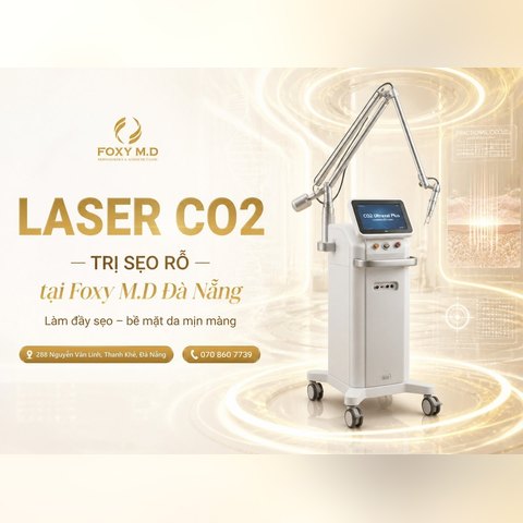 Laser CO2 Fractional trị sẹo rỗ tại Đà Nẵng: Tái tạo bề mặt da láng mịn chuẩn y khoa