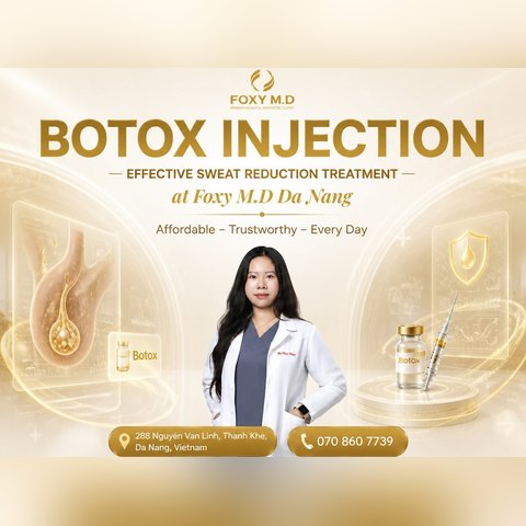 Botox Injection for Underarm Excessive Sweating in Da Nang: Medical-Standard Dry Solution