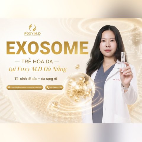 Tiêm Exosome ASCE trẻ hóa da tại Đà Nẵng: Công nghệ túi ngoại bào tái sinh sinh học