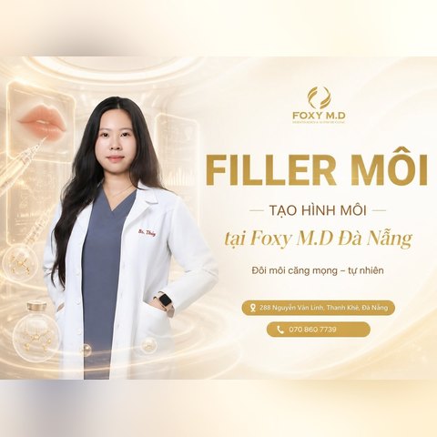 Tiêm filler môi tại Đà Nẵng: Chi phí, dáng môi & lưu ý y khoa