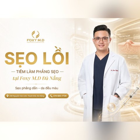Tiêm trị sẹo lồi chuẩn y khoa tại Đà Nẵng: Chi phí, hoạt chất & lưu ý an toàn