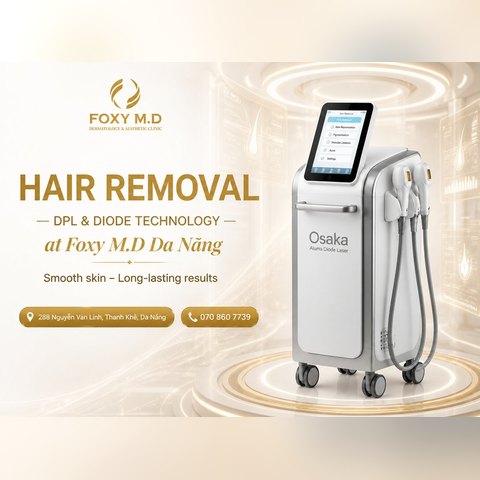 DPL & Diode Laser Hair Removal Technology in Da Nang: Price List & Process