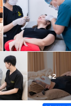 Đội ngũ Bác sĩ CKI Da liễu trực tiếp thăm khám 1:1 và dàn máy móc công nghệ cao tại Foxy M.D